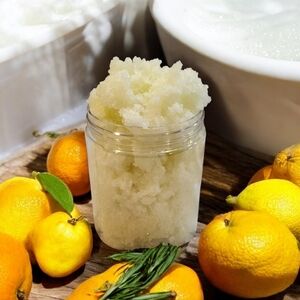 Rosemary Citrus Ginger Ginseng CELLULITE Exfoliation Retaliation Scrub